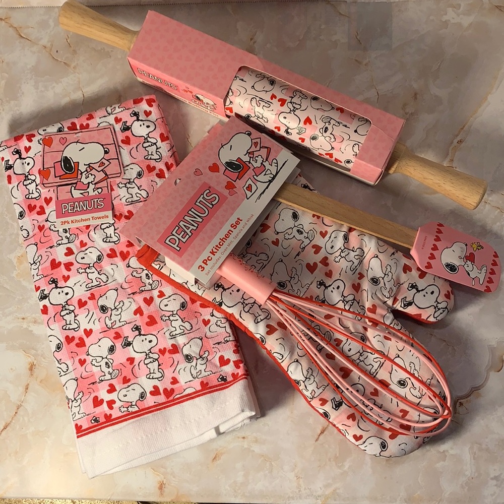 Peanuts: Valentines theme kitchen bundle set